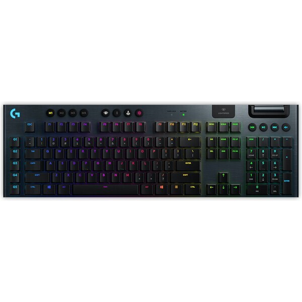 Logitech klávesnice G915 RGB Tactile / bezdrátová klávesnice / US (920-008910)