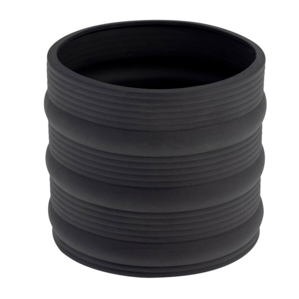 Storefactory Keramický obal na květináč Arby Dark Grey, šedá barva, keramika