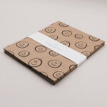 Eulenschnitt Papírový sáček Illustrations 27 × 21 cm – set 6 ks, hnědá barva, přírodní barva, papír