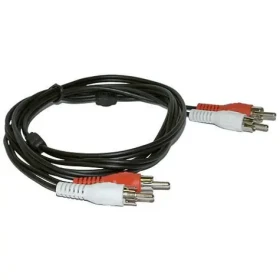 MicroConnect Stereo kabel 2x RCA (M) - 2x RCA (M) 5m černá (AUDCC5)