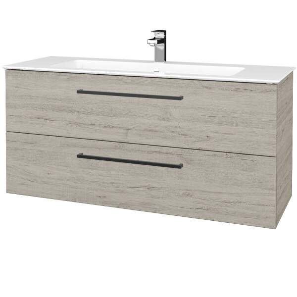 Dřevojas - Umyvadlová skříňka GIO SZZ2 120 - D05 Oregon / Úchytka T06 / D05 Oregon 406523H