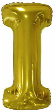 Písmeno I zlatý foliový balónek 86 cm amscan Písmeno I zlatý foliový balónek 86 cm amscan