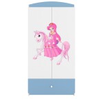 Skříň Babydreams modrá - Princezna 1