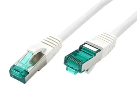 EFB S/FTP patchkabel bílý / Síťový kabel / cat. 6a / LSOH / 25 m (MK6001.25W)