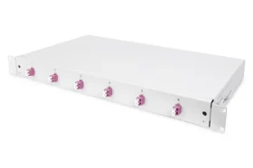 Digitus DN-96330-4 šedá / Optický spojovací box / 1U / 6x LC duplex / OM4 (DN-96330-4)