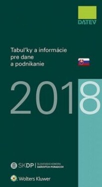 Tabuľky informácie pre dane podnikanie 2018