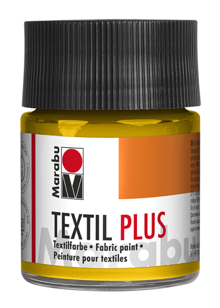 Barva na textil Marabu Textil Plus 50 ml - žlutá střední 021