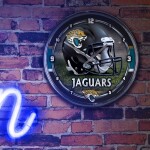 Hodiny Jacksonville Jaguars NFL Chrome