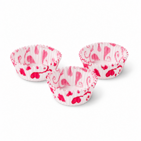 Dortisimo Košíčky na mini muffiny Srdíčka a ornamenty (80 ks)