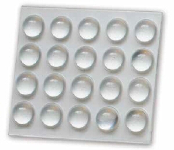 Vseprotruhlare.cz Tlumič dvířek nalepovací velikost: 10x10x2,5mm, :: čtverec (279336)