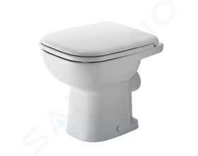 DURAVIT - D-Code Stojící WC, zadní odpad, s HygieneGlaze, alpská bílá 21080920002