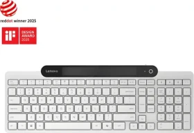 Lenovo 800 bílá / Bezdrátová klávesnice / Bluetooth 5.1 / CZ/SK / numerická klávesnice / dobíjecí (GY41R69605)