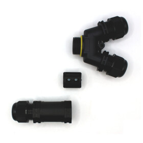 Kabelová rychlospojka DRÁTEK vodotěsná GY M25 5-8mm IP68 3pin