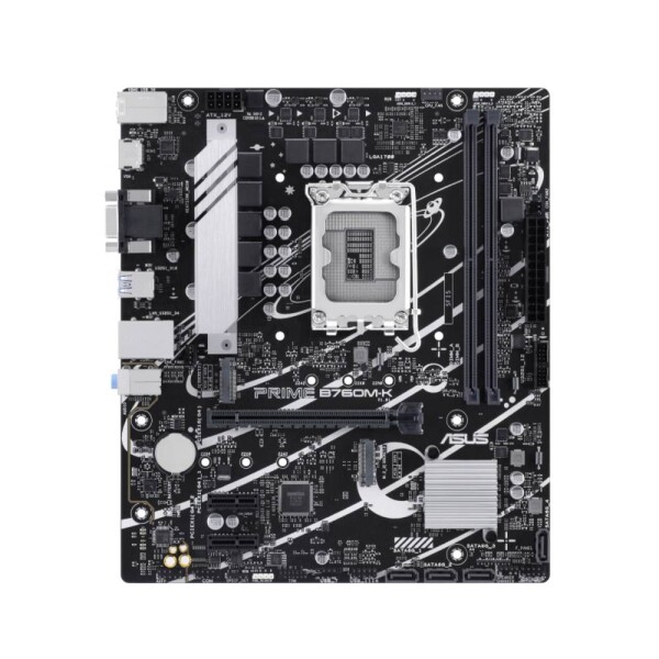 ASUS PRIME B760M-K / B760 / LGA 1700 / 2x DDR5 / 1x PCIEx16 / 1x 2.5GLAN / mATX (90MB1FI0-M0EAY0)