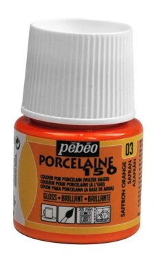 Pébéo Barva na porcelán a sklo Porcelaine 150 45 ml - oranžová 03