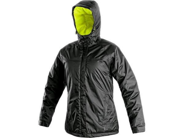 CXS KENOVA Dámská zimní bunda černo žlutá
