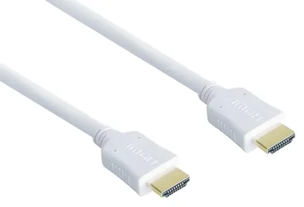 Good Connections HDMI 1.4b kabel bílá / Propojovací kabel / HDMI-HDMI / Ethernet / ARC / 0,5 m (4514-005W)