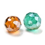 Velká sada - broušené skleněné korálky - mix barev - 5,5 x 5 mm - krabička