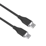 Solight SSC17005-S Kabel USB-C 3.1 (M) - USB-C 3.1 (M) 0.5m černá / silikon (SSC17005-S)