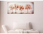 Obraz na plátně Stromy v řadě, 150x50 cm