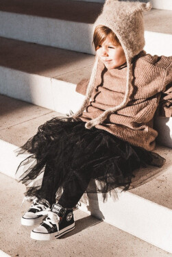 Dětské Tenisky Vysoké Se Zipem BIG STAR HH374188 Černé 18