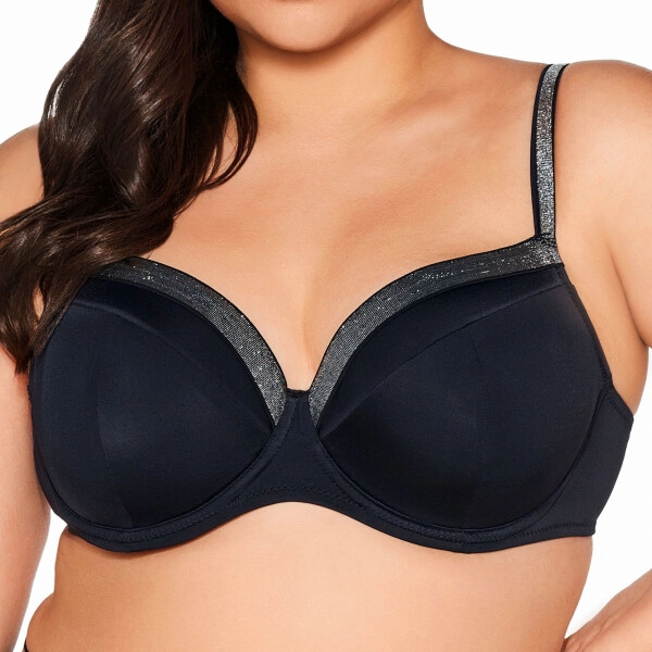Horní díl plavek 224 black - AVA černá 70/H