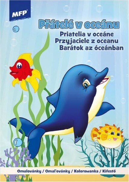 Omalovánky A4 Přátelé v oceánu 2 210x295mm/16