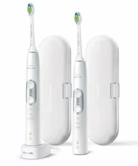 Zánovní - Philips HX6877/34 Sonicare bílá / Elektrický zubní kartáček / 62.000 pulsů / 3 úrovně intenzity / časovač / zánovní (HX6877/34.zanovni)