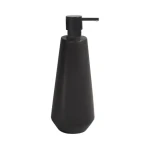 Spirella JOSHUA dávkovač mýdla matně černý / keramika / 650 ml
