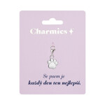 Stříbrný přívěsek tlapky - Se psem - Albi