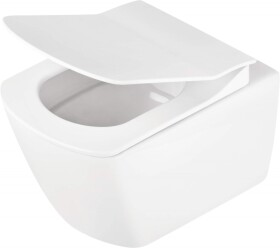 DEANTE - Anemon bílá - Záchodová mísa, nástěnná, bez okraje CDZ_6ZPW
