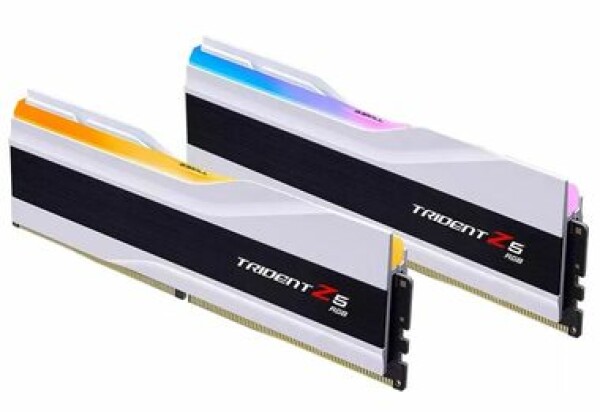 G.Skill Trident Z5 RGB White 96GB (2x 48GB) 6400MHz / DDR5 / CL32 / DIMM / 1.35V / Non-ECC / Unbuffered / XMP 3.0 (F5-6400J3239F48GX2-TZ5RW)