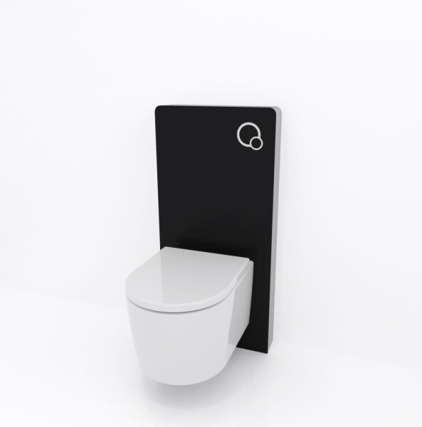 Závěsný WC set předstěnová montáž SAT SIKOSG72TORBL SIKOSG72TORBL