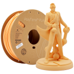 PLA PolyTerra filament Peach 2,85mm Polymaker 1000 g