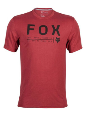 Fox Non Stop SCARLET pánské tričko krátkým rukávem