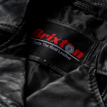 Dámská Kožená Bunda Křivák L03 Lizzy Clean Brixton Černá Velikost: 4XL