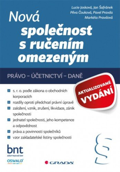 Nová společnost s ručením omezeným - aktualizované vydání - Lucie Josková