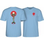 Tričko POWELL PERALTA Tucking Skeleton Blue velikost XL