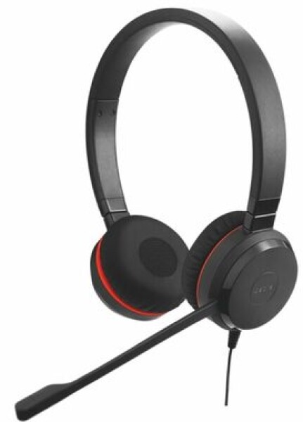 Jabra Evolve 20 Stereo černo-červená / Pro callcentra / Mikrofon / USB / MS (4999-823-309)