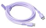 LAUT LINK USB-C - USB-C fialová / Kabel / 1.5m / 60W / nabíjecí a datový (L_LK_CC_PU)