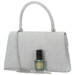 Módní dámská plesová kabelka Michelle Moon Adriel, stříbrná