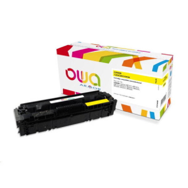 OWA Armor toner pro CANON LBP 611Cn, 613Cdw, 631Cn, 633Cdw, MFP635Cx, 2200 str., žlutá/yellow (CRG045H Y) - originální EDF_1081743