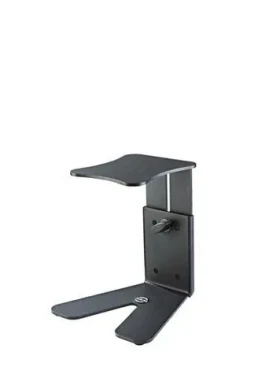 Stolní stojan pro studiové monitory černá / Stojan / nosná deska 150x170 mm / výška 167-254 mm / nosnost 15 kg (26772)