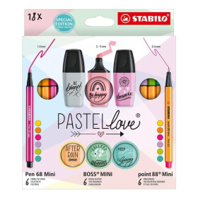 STABILO Pastellove 18 ks