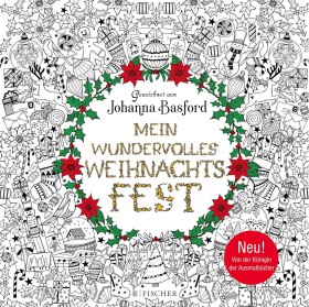 Mein wundervolles Weihnachtsfest/Vánoce, antistresové omalovánky, Johanna Basford