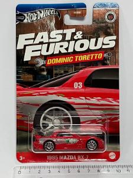 Dominic Toretto Fast & Furious 1995 Mazda RX-7- Hot Wheels 1:5 (E11-x)