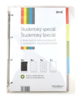 Optys Studentský speciál A4, 5 x 20 listů