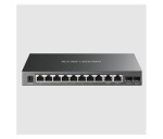 MERCUSYS switch MS112GMP (8xGbE,2xGbE,2xSFP,8xPoE+,110W,fanless) EDF_324641