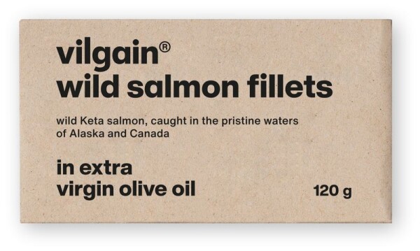 Vilgain Filety z divokého lososa – v olivovém oleji 120 g