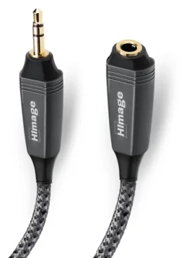 HImage šedá / Audio prodlužovací kabel / Jack 3,5 mm (M) - Jack 3,5 mm (F) / 1,5 m